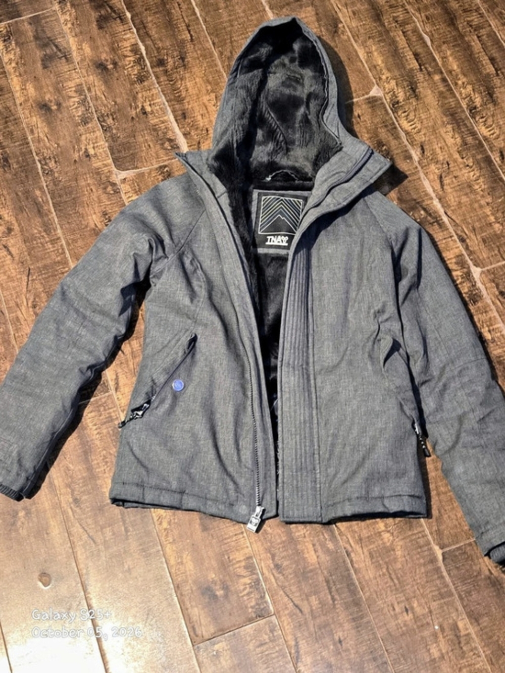 TNA Vail Parka Gray Utility Jacket XS